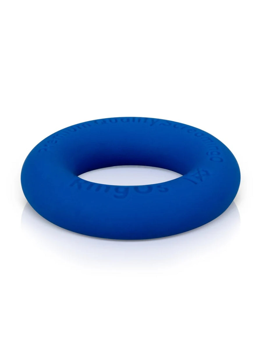 RingO Ritz Silicone Cock Ring Small Blue 4