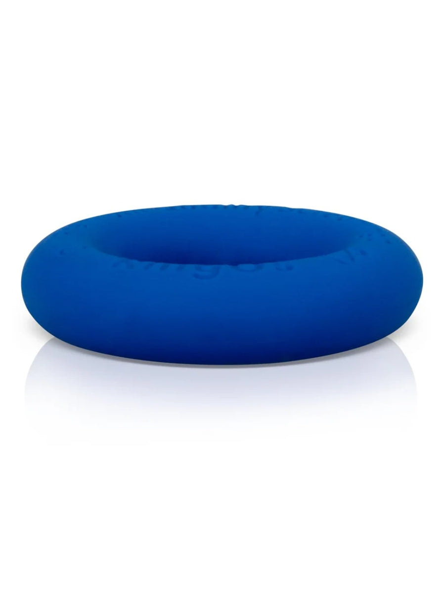 RingO Ritz Silicone Cock Ring Small Blue 5