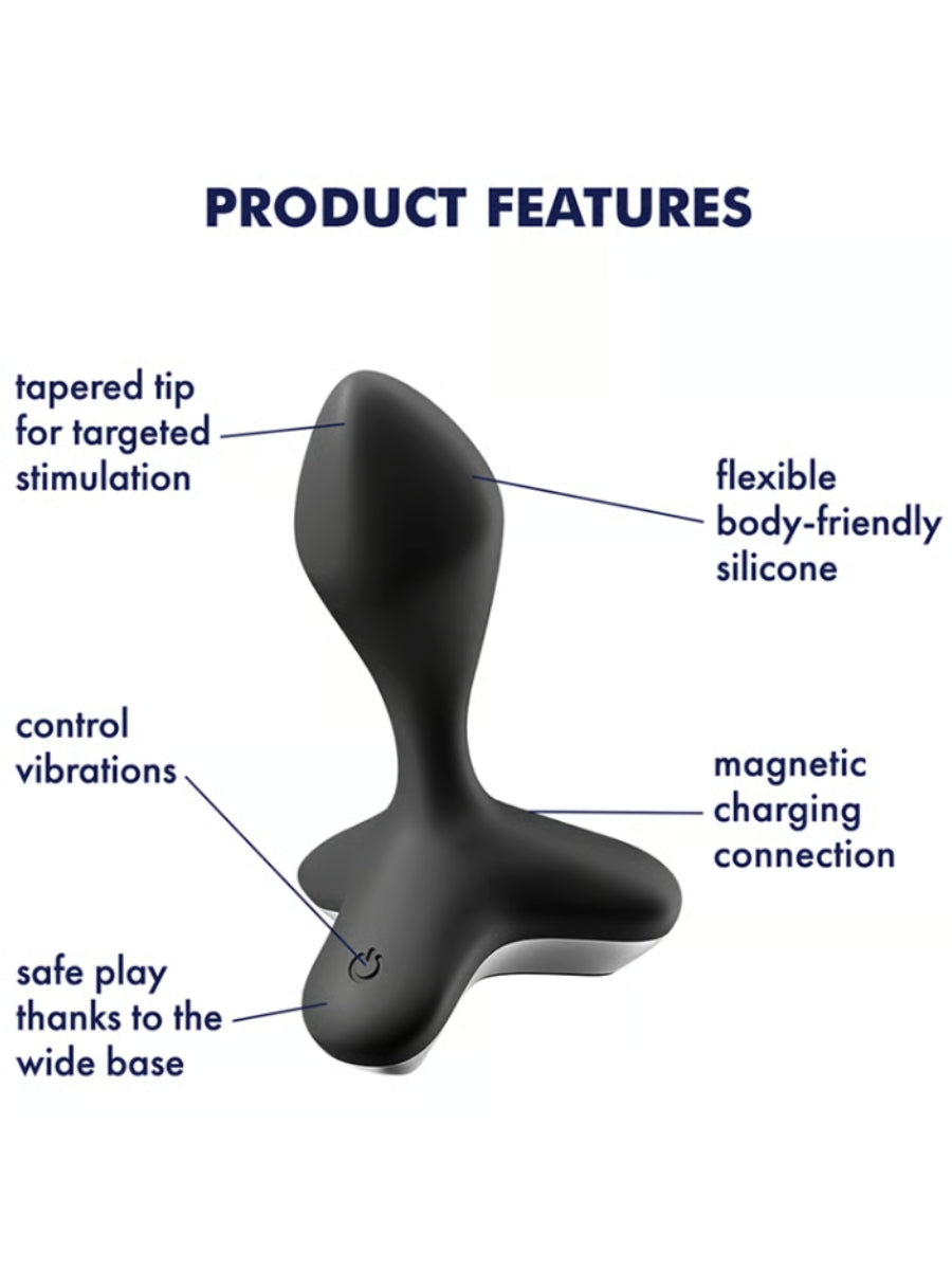 Satisfyer Game Changer Vibrating Plug Black