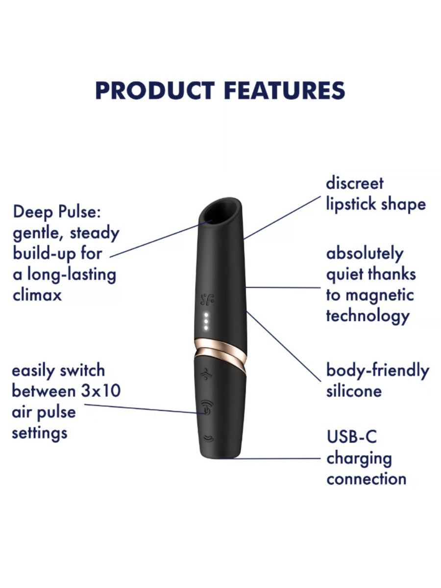 Satisfyer Perfect Kiss Air Pulse Clitoral Stimulator