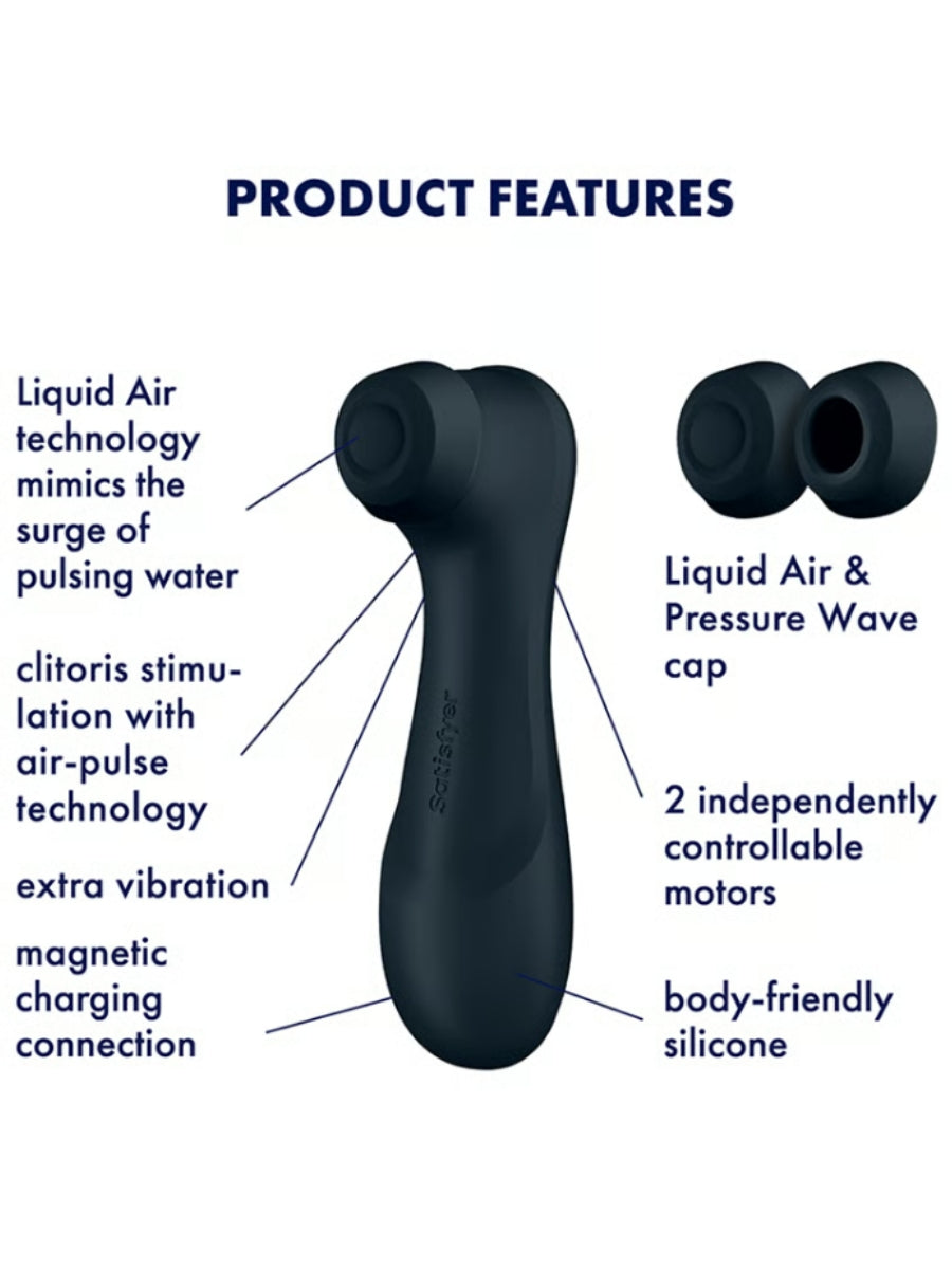 Satisfyer Pro 2 Gen 3 Air Pulse Vibrator Black
