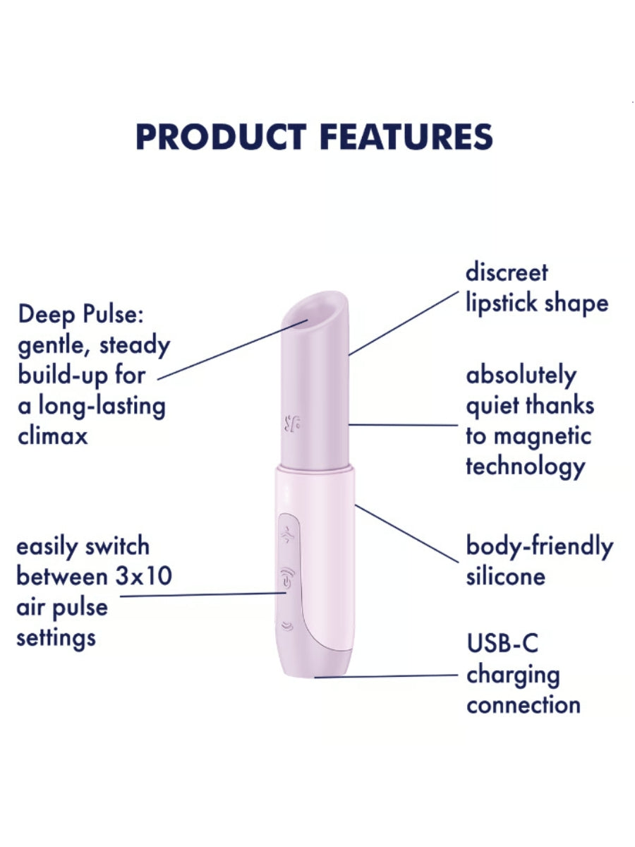 Satisfyer Secret Kiss Air Pulse Clitoral Stimulator