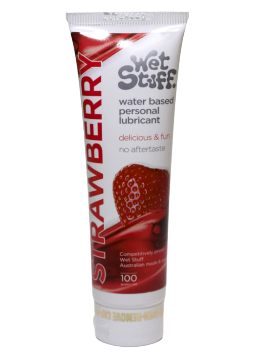 Wet Stuff Strawberry 100g Water Based Lubricant