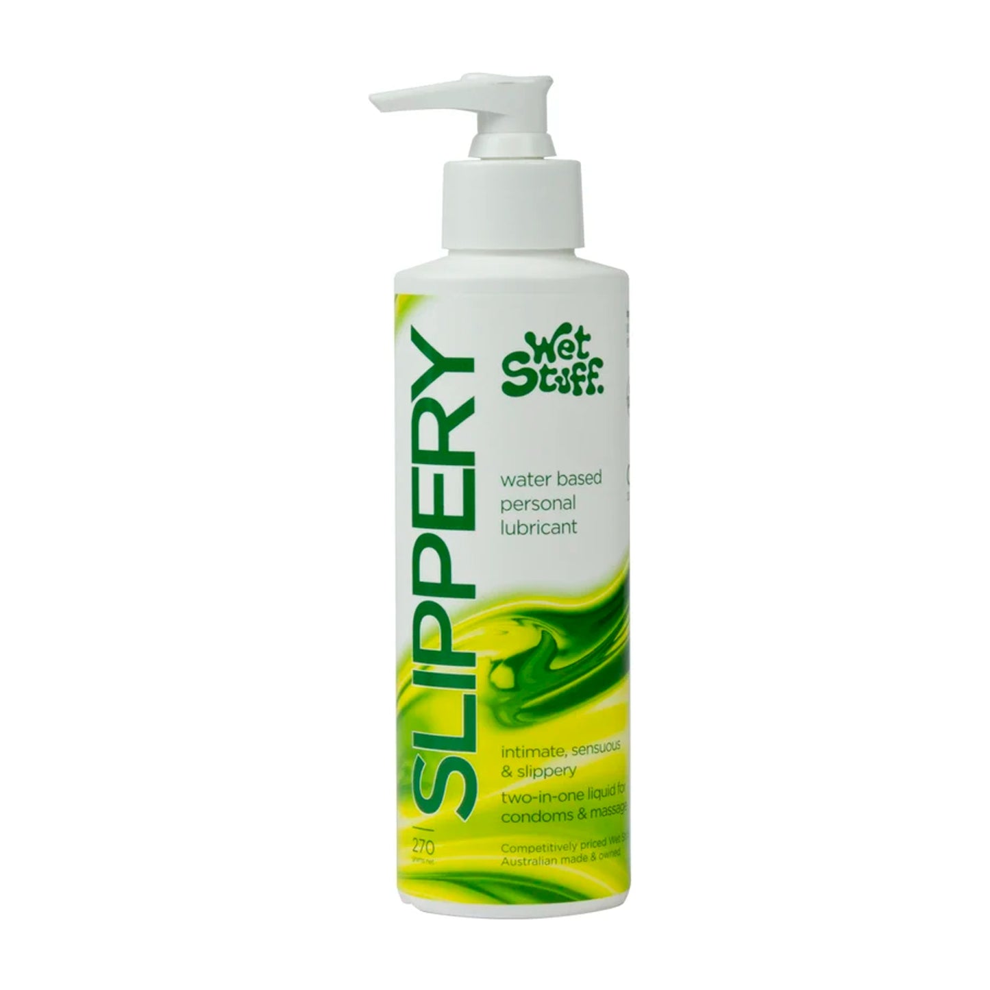 Wet Stuff Slippery 270g Water-based Lubricant flip