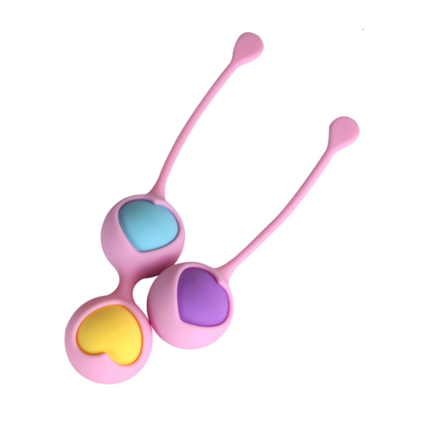 Flexible stems and rounded pearl shapes detail view