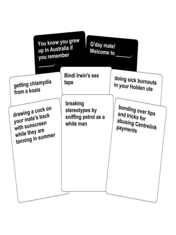 Bogans Card Game - Passionzone Adult Store