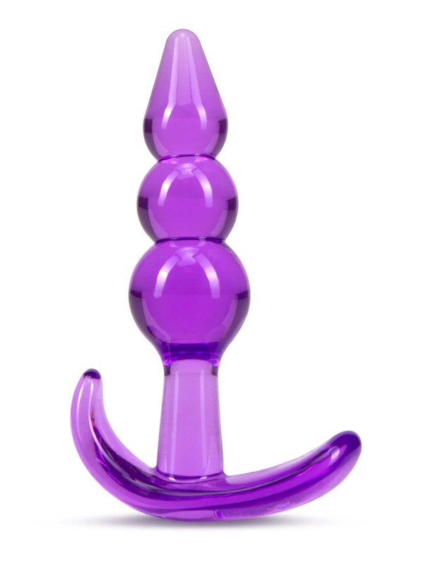 Byours Triple Bead Anchor Anal Plug Purple - Passionzone Adult Store