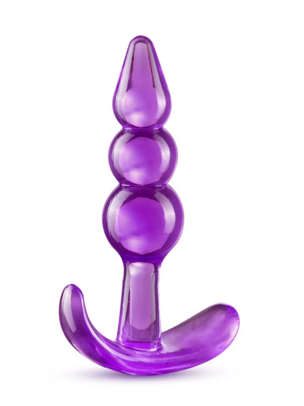 Byours Triple Bead Anchor Anal Plug Purple - Passionzone Adult Store