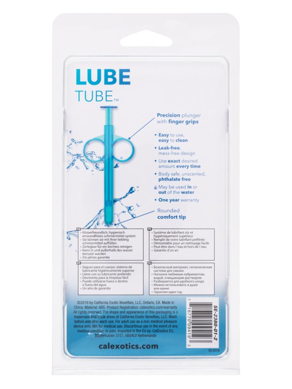 Calexotics Lube Tube Set Blue - Passionzone Adult Store
