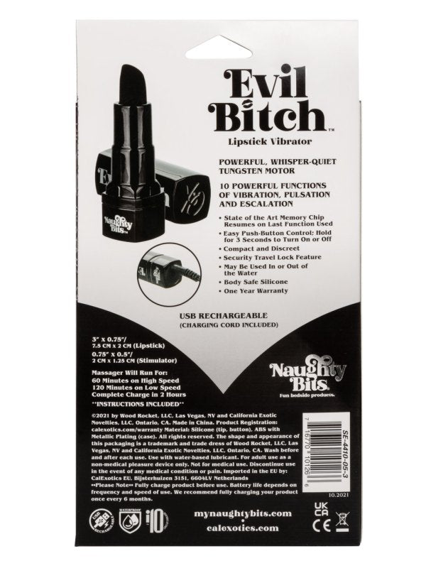 Evil Bitch Lipstick Vibrator - Passionzone Adult Store