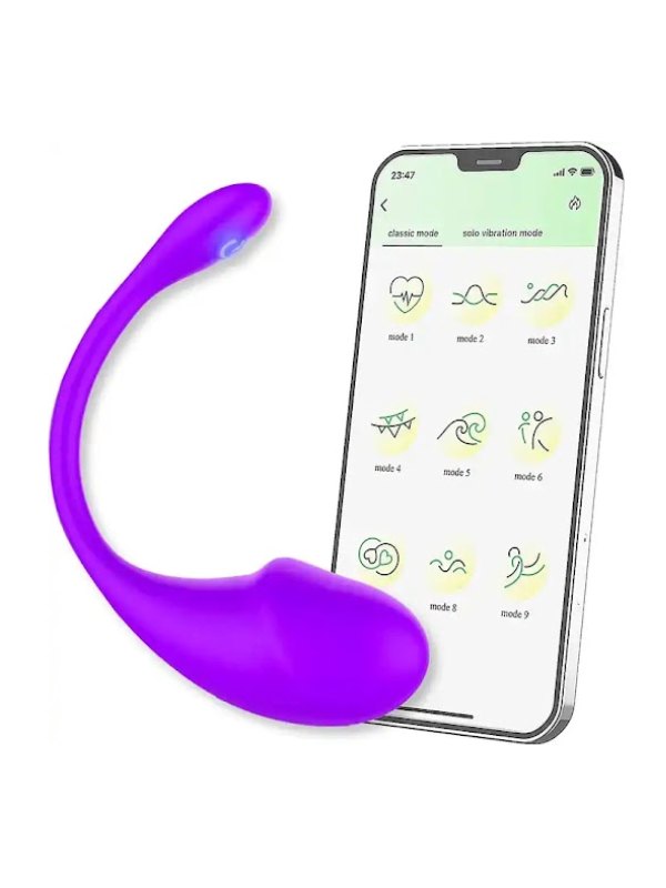 Love Spouse App Control Erotic Egg Purple - Passionzone Adult Store