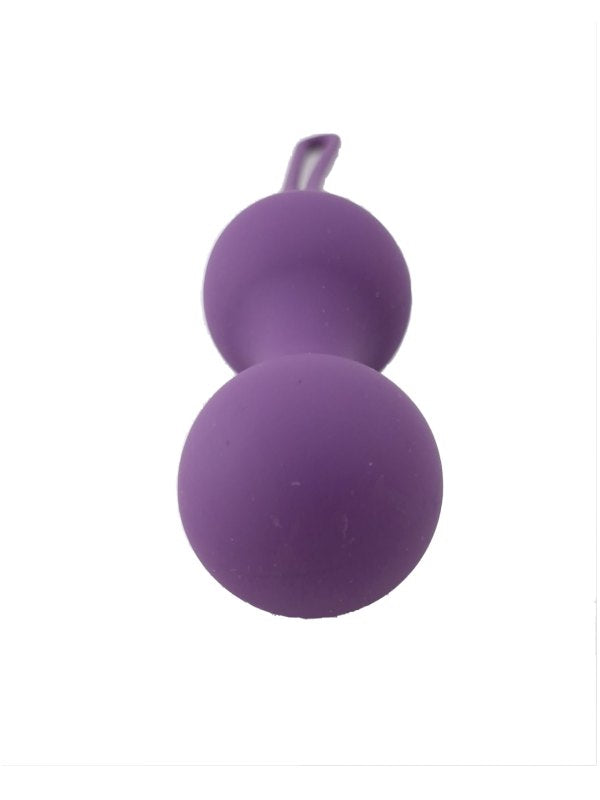 Luxe Outlet Weighted Silicone Kegel Balls Large Purple - Passionzone Adult Store