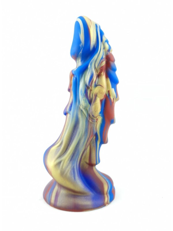 PassionZone Essentials Monster Dragon Dildo Blue/Red - Passionzone Adult Store
