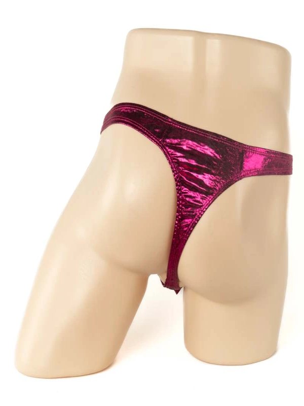 Poison Rose Men's Stripper Clip G-String Glitter Pink - Passionzone Adult Store
