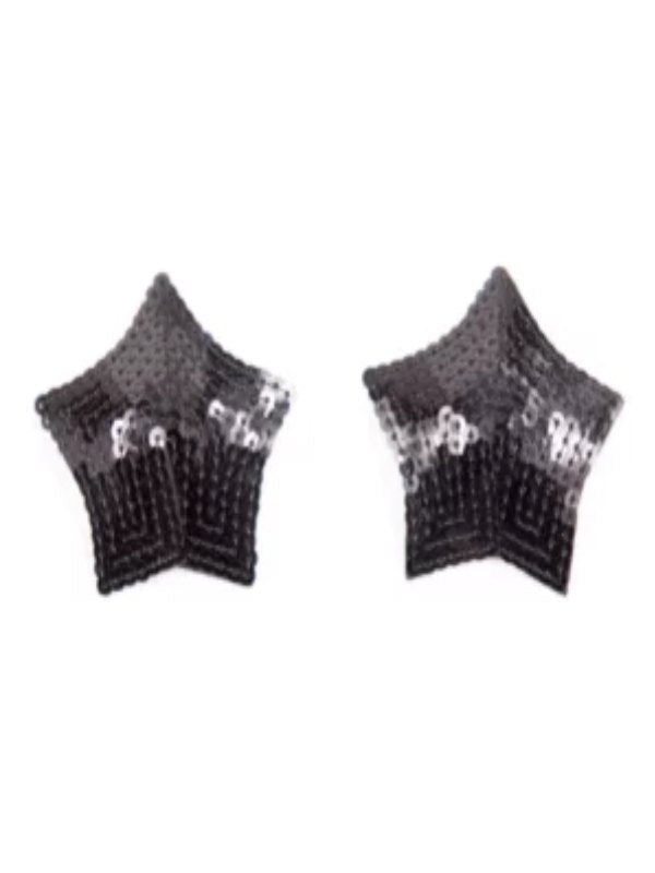 Poison Rose Star Nipple Pasties Black - Passionzone Adult Store