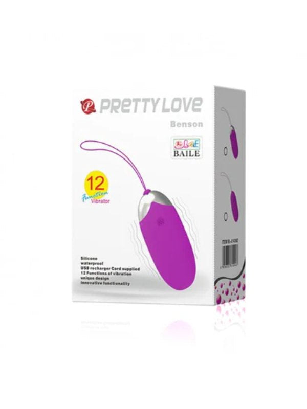 Pretty Love Benson Vibrating Egg - Passionzone Adult Store