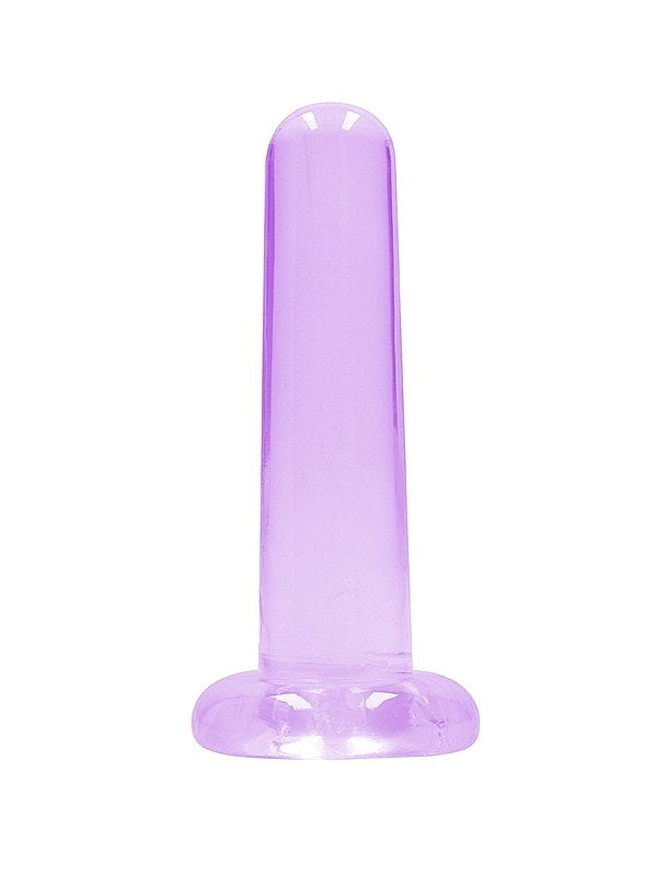 Real Rock 5" Non Realistic Straight Dildo Purple - Passionzone Adult Store