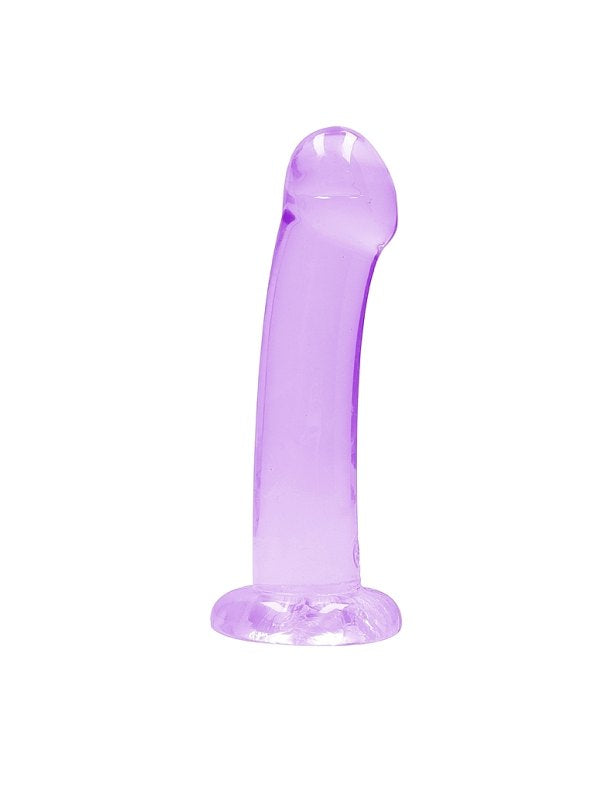 Real Rock 7" Non-Realistic Dildo Purple - Passionzone Adult Store