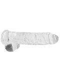 RealRock 9 Inch Dildo Clear - Passionzone Adult Store