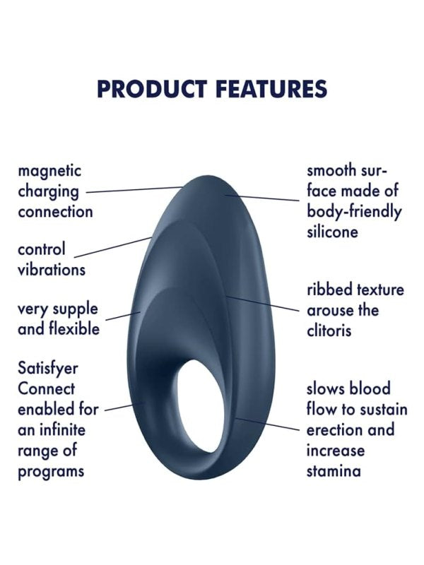 Satisfyer Mighty One App Cock Ring - Passionzone Adult Store