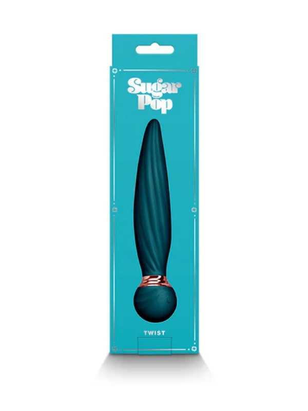 Sugar Pop Twist Bendable Vibrator Teal - Passionzone Adult Store