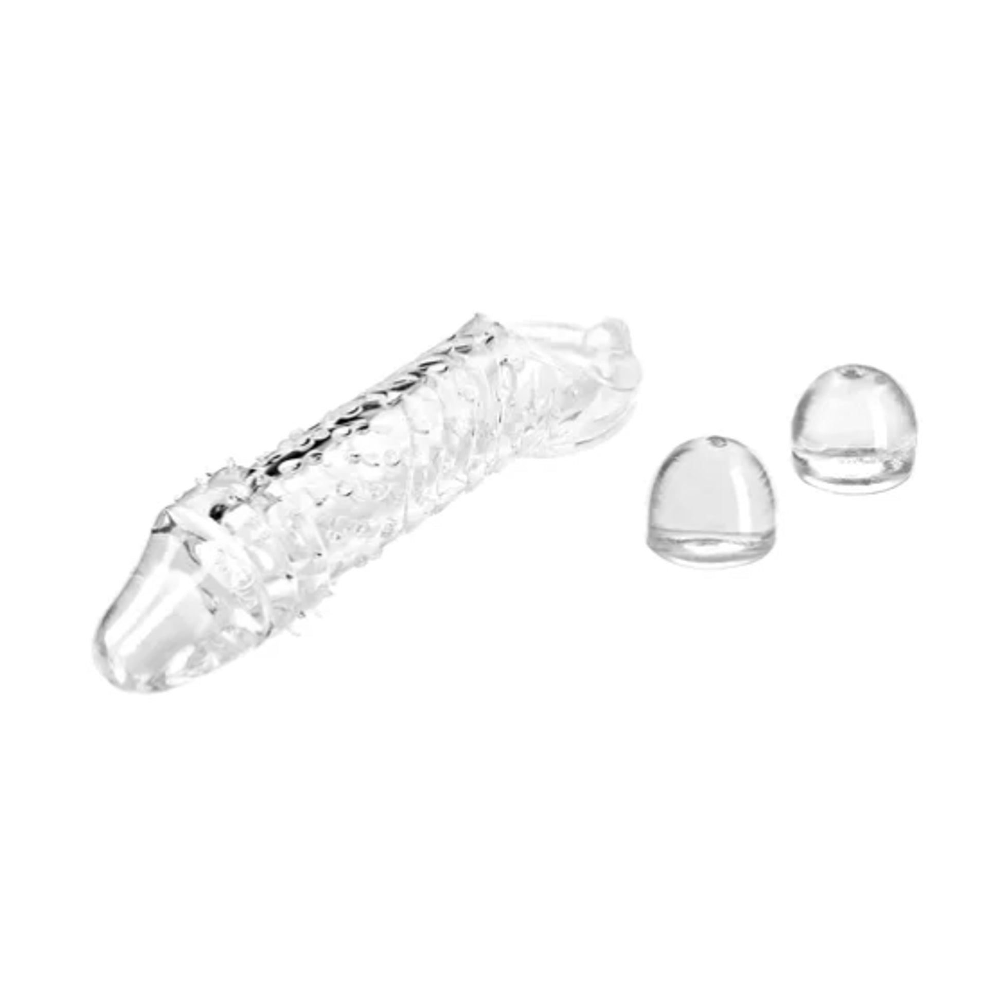 Textured enhancer with removable spacer inserts