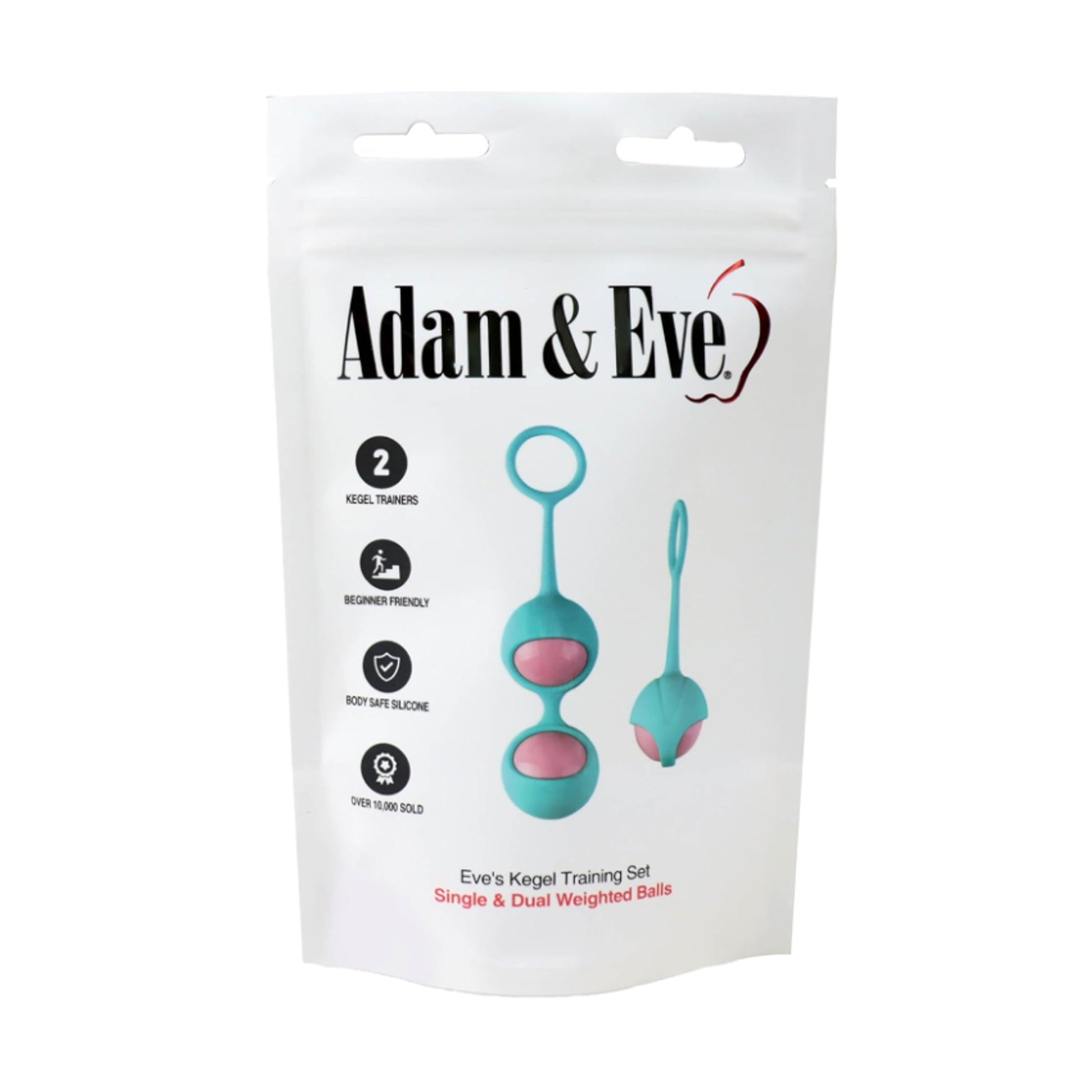 Adam & Eve Eve's Kegel Training Set in retail packaging