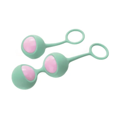 Single and dual Kegel trainers displayed on an angle