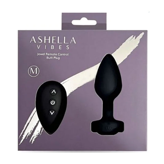 Ashella Vibes Jewel Remote Control Anal Plug Medium retail box