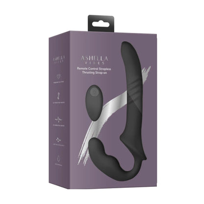 Ashella Vibes Thrusting Remote Control Strap-on retail packaging