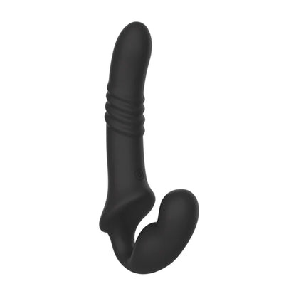 Angled right view of strap-on