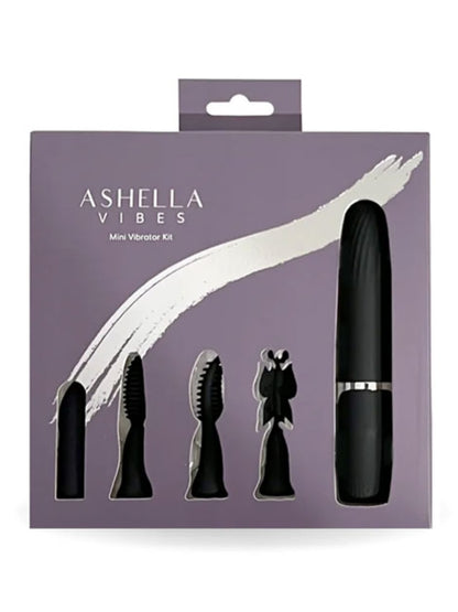Ashella Vibes Mini Vibrator Kit Black 1