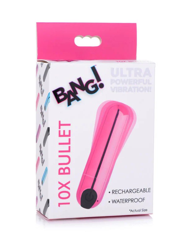Bang! 10X Vibrating Bullet Metallic Pink 1