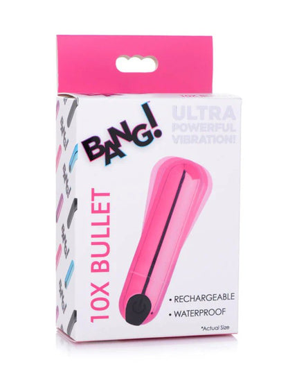 Bang! 10X Vibrating Bullet Metallic Pink 1