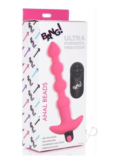 Bang! Rechargeable Vibrating Anal Beads Pink 1
