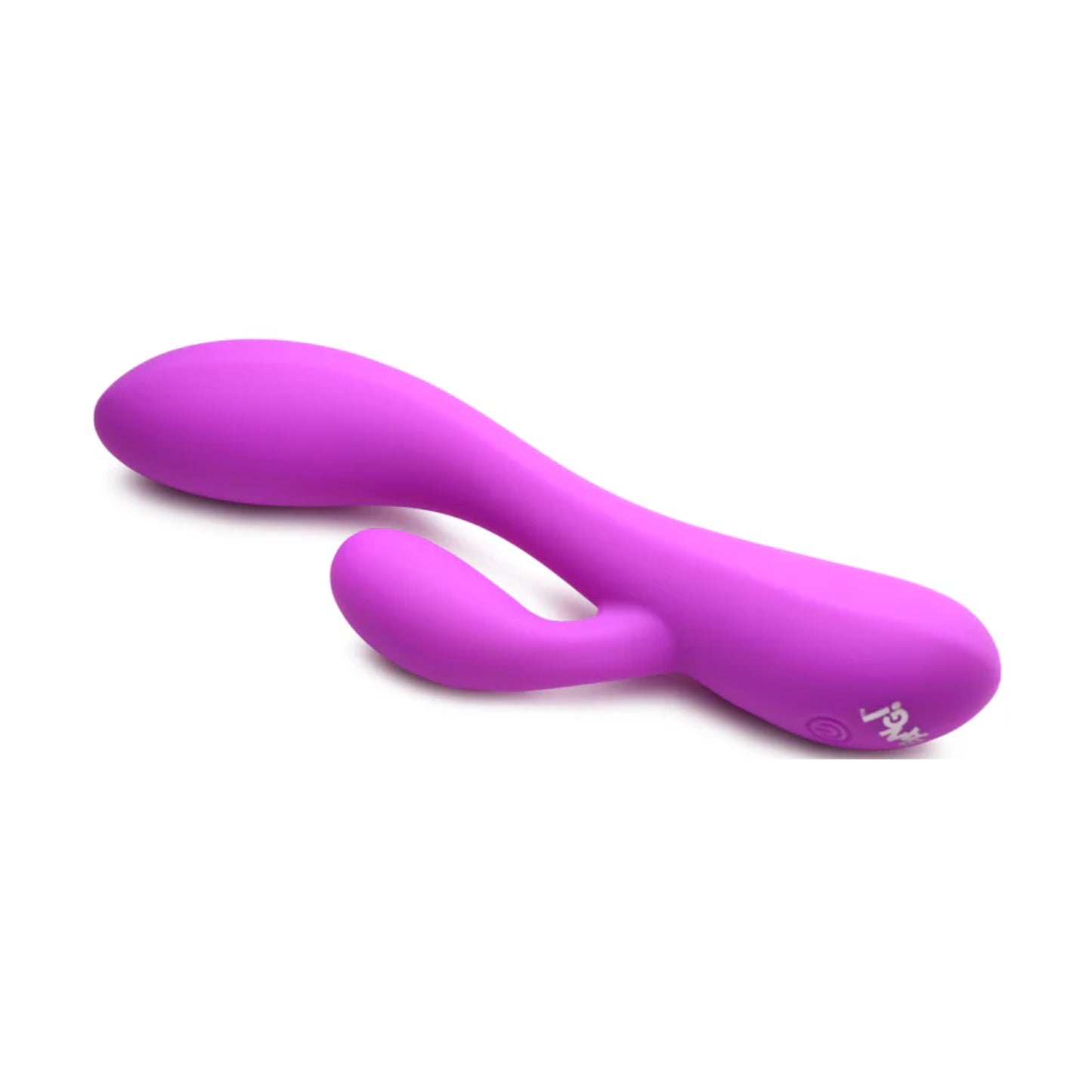 Side view showing rabbit vibrator dual stimulation profile 