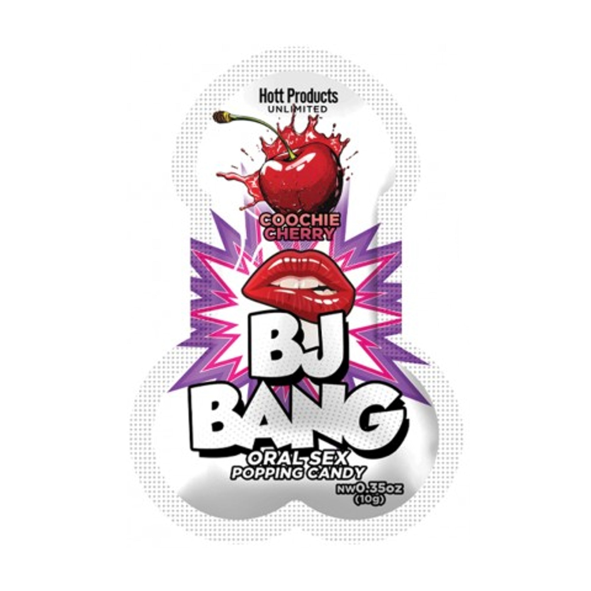 BJ Bang Oral Sex Popping Candy Coochie Cherry packaging