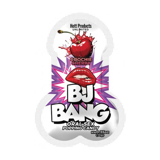 BJ Bang Oral Sex Popping Candy Coochie Cherry packaging
