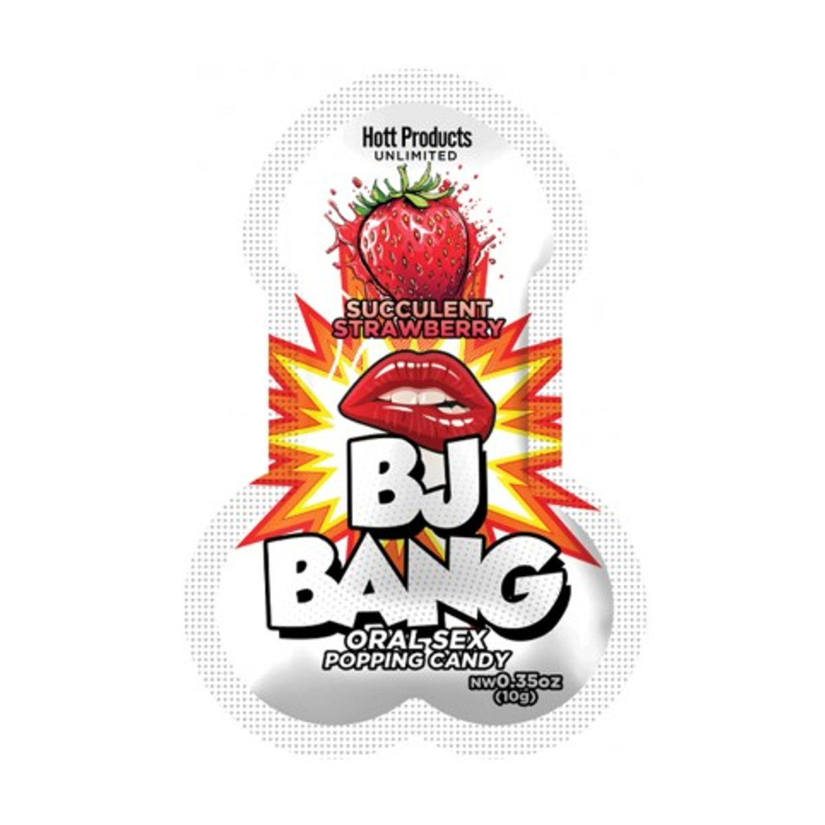 BJ Bang Oral Sex Popping Candy Succulent Strawberry packaging