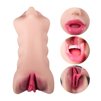 Sexual product with detailed features on a white background