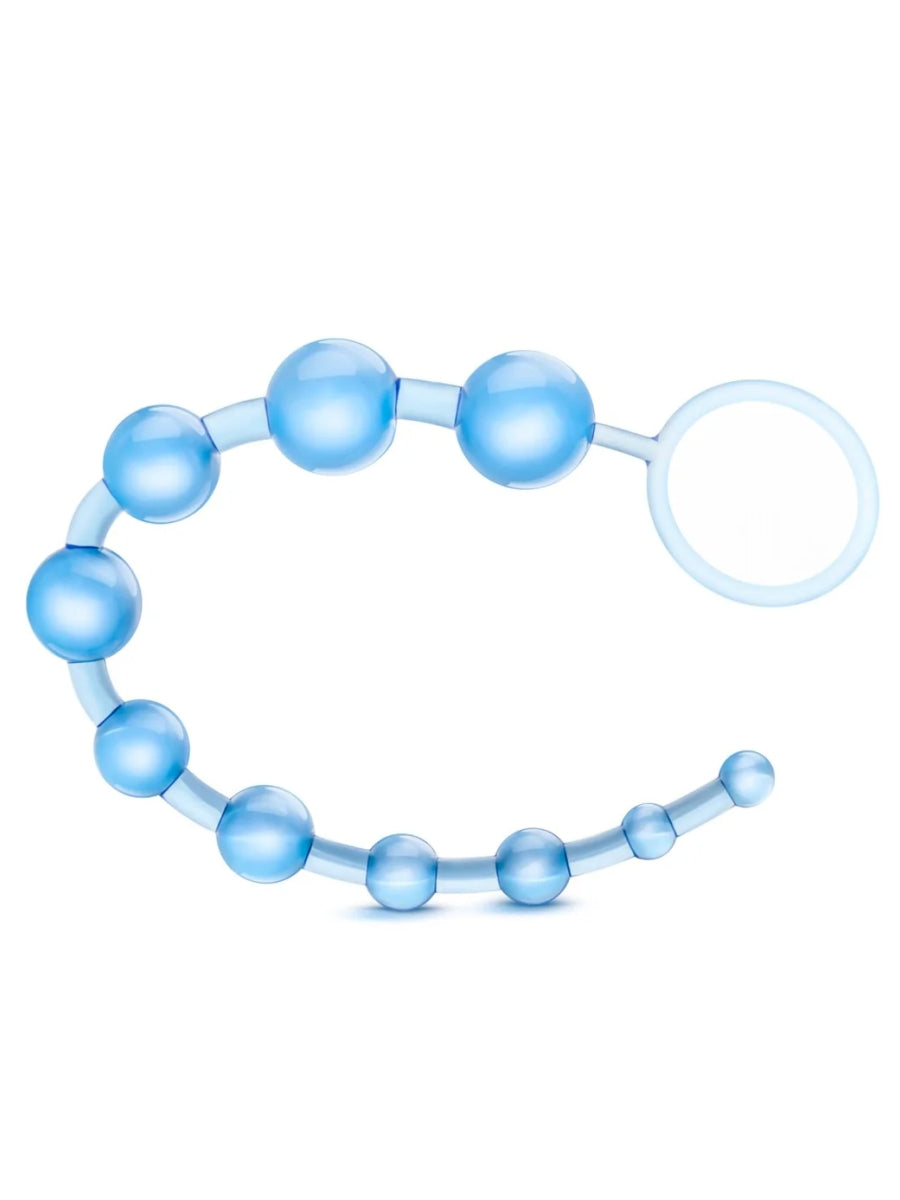 B Yours Basic Anal Beads Blue
