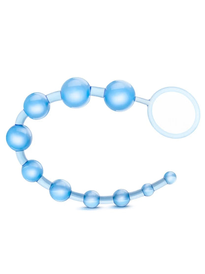 B Yours Basic Anal Beads Blue