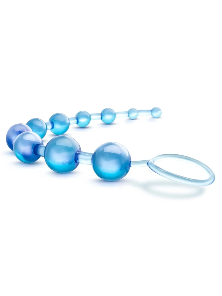 B Yours Basic Anal Beads Blue