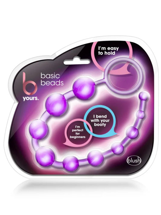 B Yours Basic Anal Beads Purple