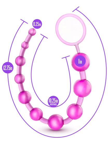 B Yours Basic Anal Beads Pink