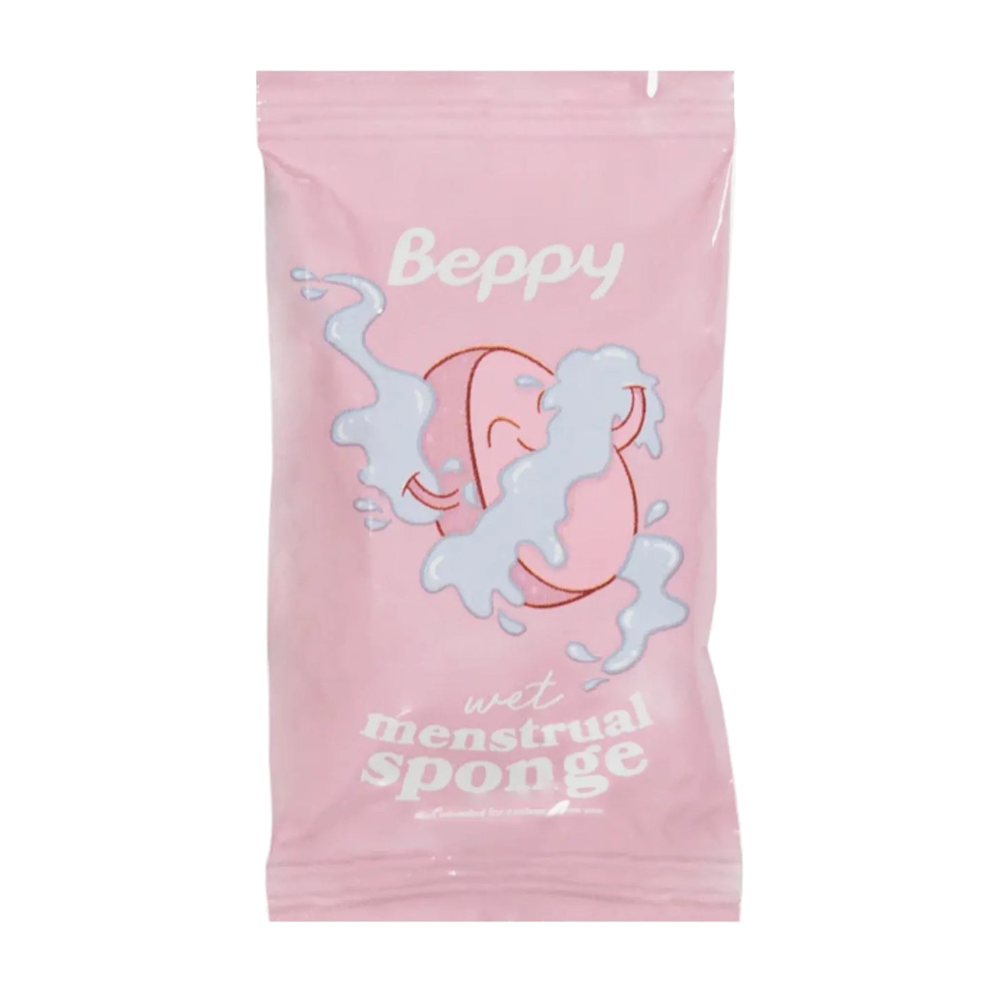 Beppy Wet Menstrual Sponge Single retail packaging