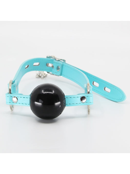 Berlin Baby Blue Lockable Solid Ball Gag