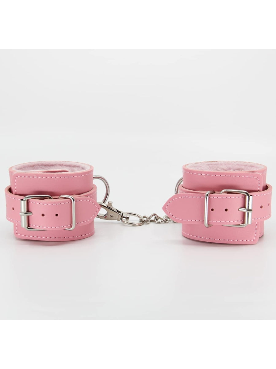 Berlin Baby Faux Fur Hand Cuffs Pink
