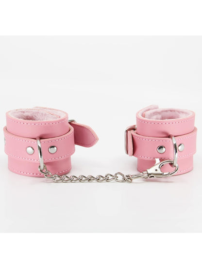 Berlin Baby Faux Fur Hand Cuffs Pink