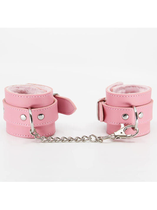 Berlin Baby Faux Fur Hand Cuffs Pink
